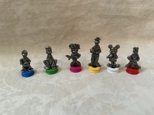 Disney Haunted Mansion Clue 2004 lote de 6 fichas de repuesto de metal para jugadores
