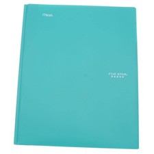 Five Star 2-Pocket Folder with Prongs, Plastic, 1 Count