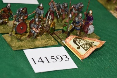 28mm dark ages / viking - warband 12 figs - inf (141593)