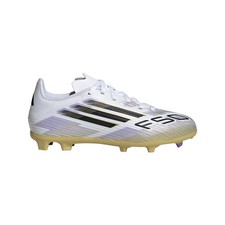 NEW Adidas Youth F50 Elite FG Soccer Cleats White Purple Gold JH7713 Size 3.5