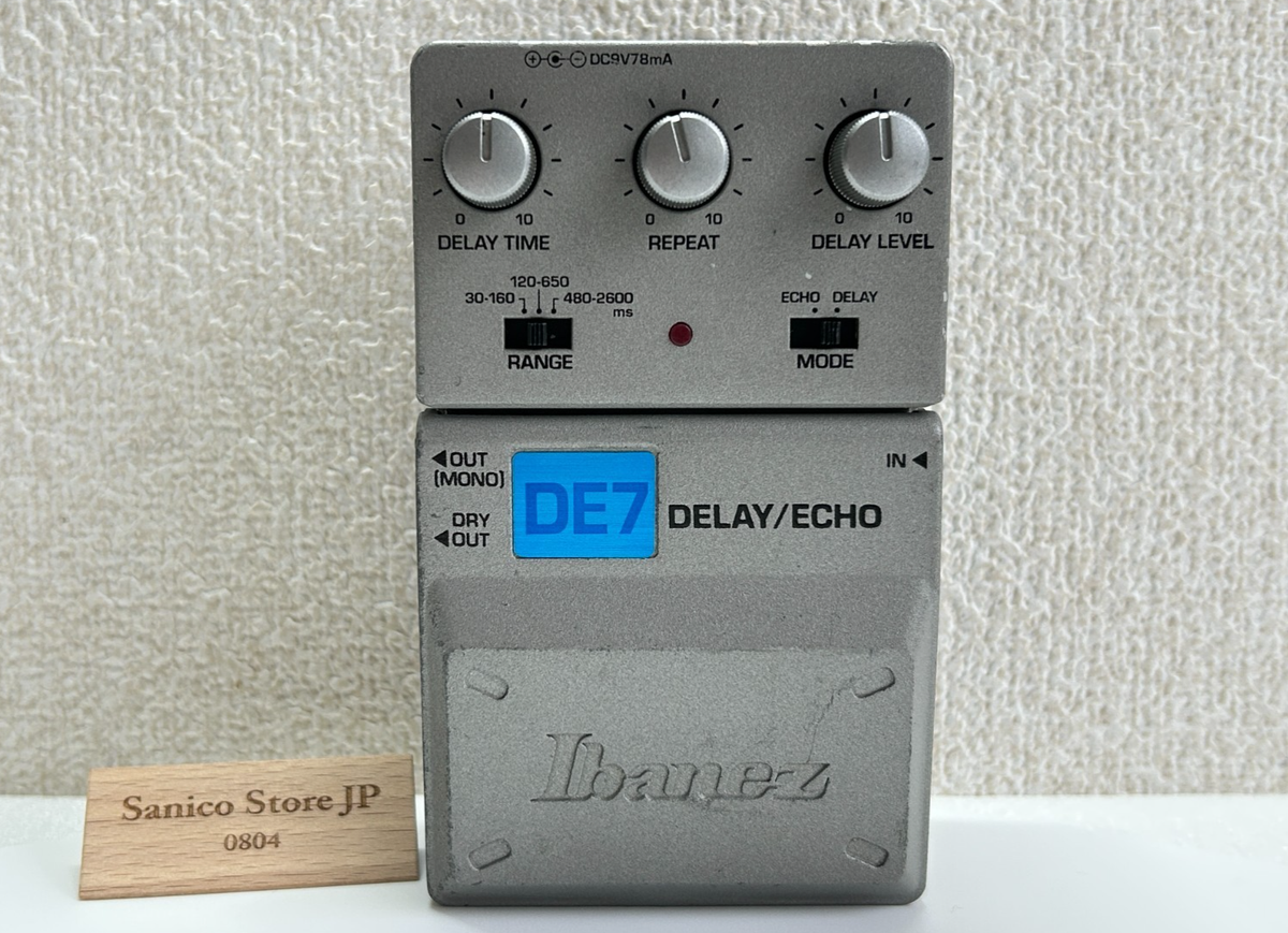 Ibanez DE7 エフェクター ディレイ　DELAY/ECHO Ibanez DE7 Tone Lok Delay Echo Pedal | zZounds