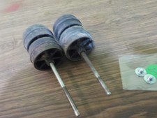 vintage tonka t-6 dozer 4 main roller 2 axles 2 new nuts for parts