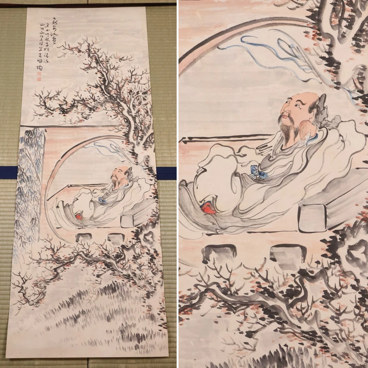纸张古董原始1850-1899 年日本画作、画卷| eBay