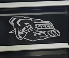 Symbol of Protest Magnetic Toolbox Badge for HEMI V8 Rams – 3D Printed Emblem