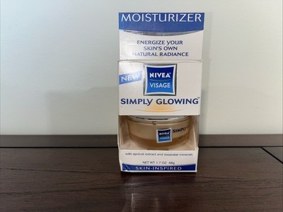 Nivea Visage Simply Glowing Moisturizer 1.7 oz Rare Vintage HTF