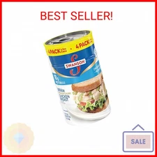 Swanson White Premium Chunk Canned Chicken Breast in Water, Fully Cooked Chicken