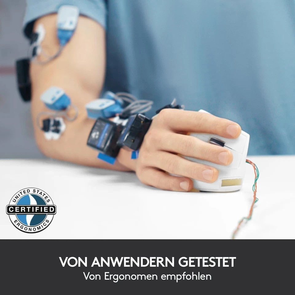 Logitech MX Vertical, Ergonomische Kabellose Maus, Akku, Bluetooth, Unifying #1 - Bild 4 von 4