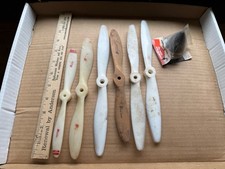 Vintage Plastic Resin Wooden Model Airplane Propellers Top Flite Various 7