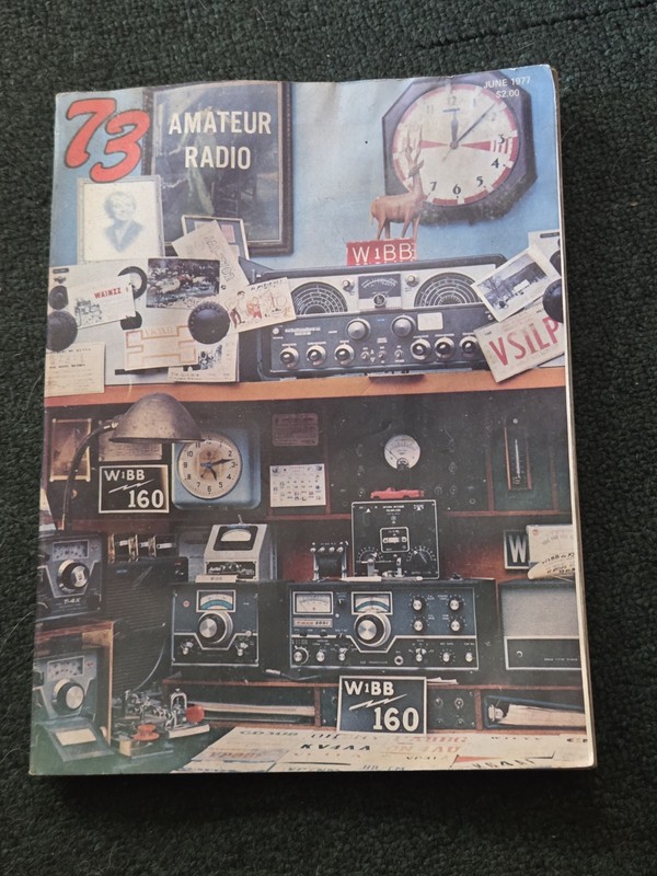 Amateur Radio 73 - JUNE of 1977, Magazine Original Ads Ham Radio Operator Rare