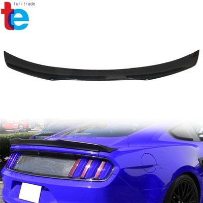 Painted Rear Trunk Spoiler Wing Glossy Black For Mustang 2015-2020 S550 H Style