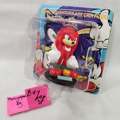 Knuckles Echidna Sonic Adventure Keychain Figure 1998 1999 NEW hedgehog knuckle