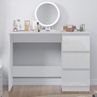 3 Drawer Dressing Table Scandinavian Design Modern Bedroom Furniture White Gloss