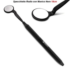 Dental Oral Hygiene Exam Handle Mirrors Dentists Rhodium Tooth Inspection