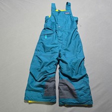Patagonia Teal Snow Bib Overalls Kids Size 4T Ski Snowboard Waterproof