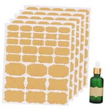 Brown Label Sticker Small Jar Label for Jars and Bottles 5pcs Brown Labels