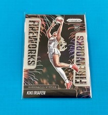 2025 Panini WNBA Prizm KIKI IRIAFEN Mystics FIREWORKS ROOKIE INSERT SP