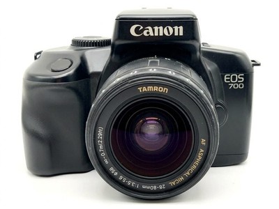 Canon EOS 700 + Tamron 28-80mm f/3.5-5.6 Kit Set Analog SLR 35mm Kamera Objektiv