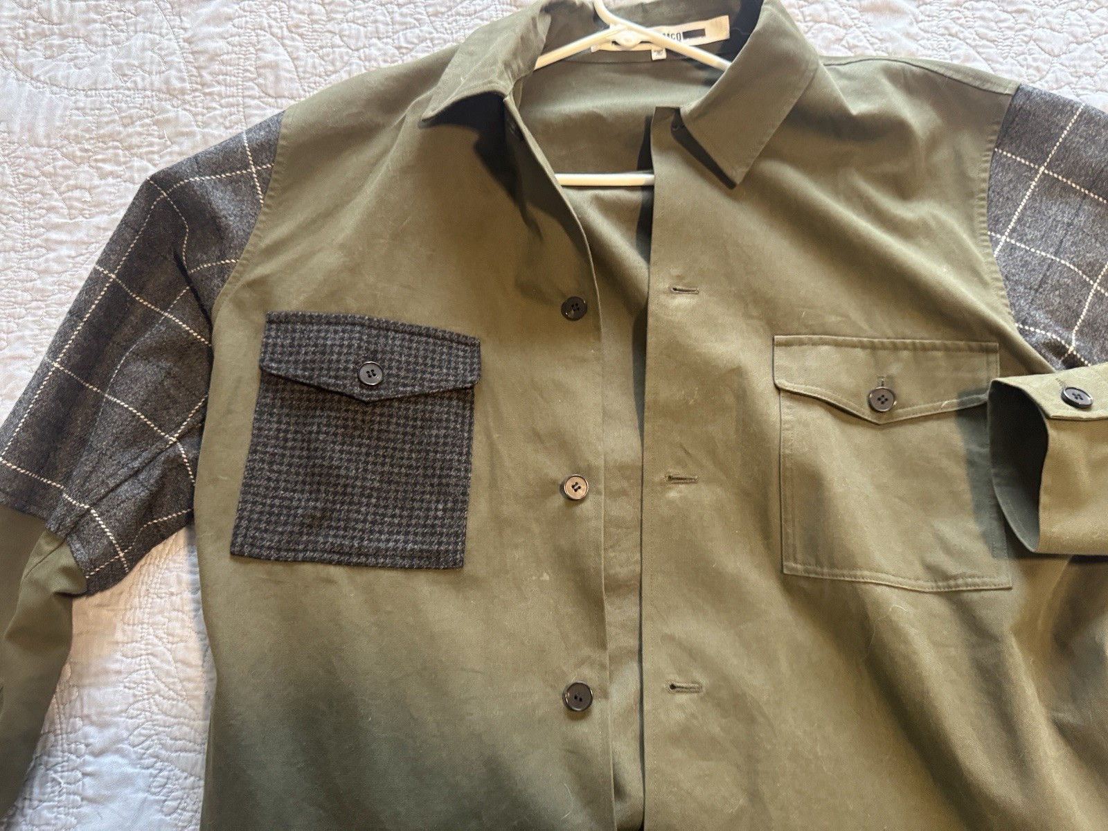 Alexander McQueen Lightweight Patchwork Field Jac… - image 4