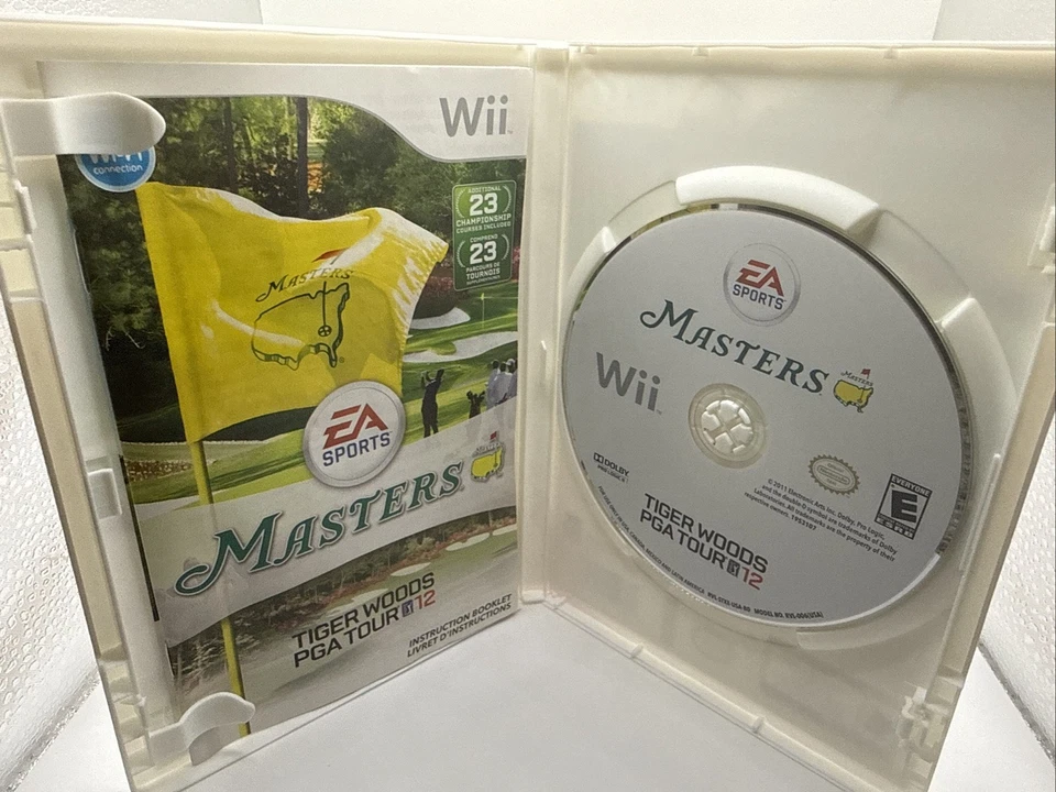 Tiger Woods PGA Tour 12 Masters Wii Juego Golf 23 Campos de Campeonato Foto 3 de 4