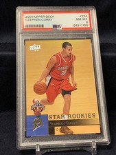 2009 Upper Deck STEPHEN CURRY RC #234 UD ROOKIE CARD ? PSA 8 NM-MT ?. rookie card picture