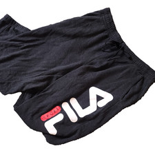 Fila Sport Live Motion Sweatpants Mens L Large 32x29 Black Big Logo Y2K Gym
