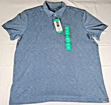 NWT Eddie Bauer Polo Shirt Men's XL Short Sleeve Blue Casual Active