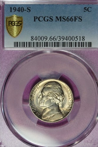 1940-S Jefferson Nickel — photo from another recent sale