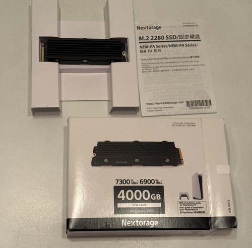 Nextorage Japan NEM-PA 4TB Internal Solid State Drive M.2 2280 PCIE NVMe PS5 - Afbeelding 4 van 8