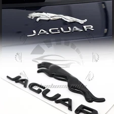 Rear Emblem For Jaguar XE XF XJ F-Type F-PACE Trunk Letter Gloss Black