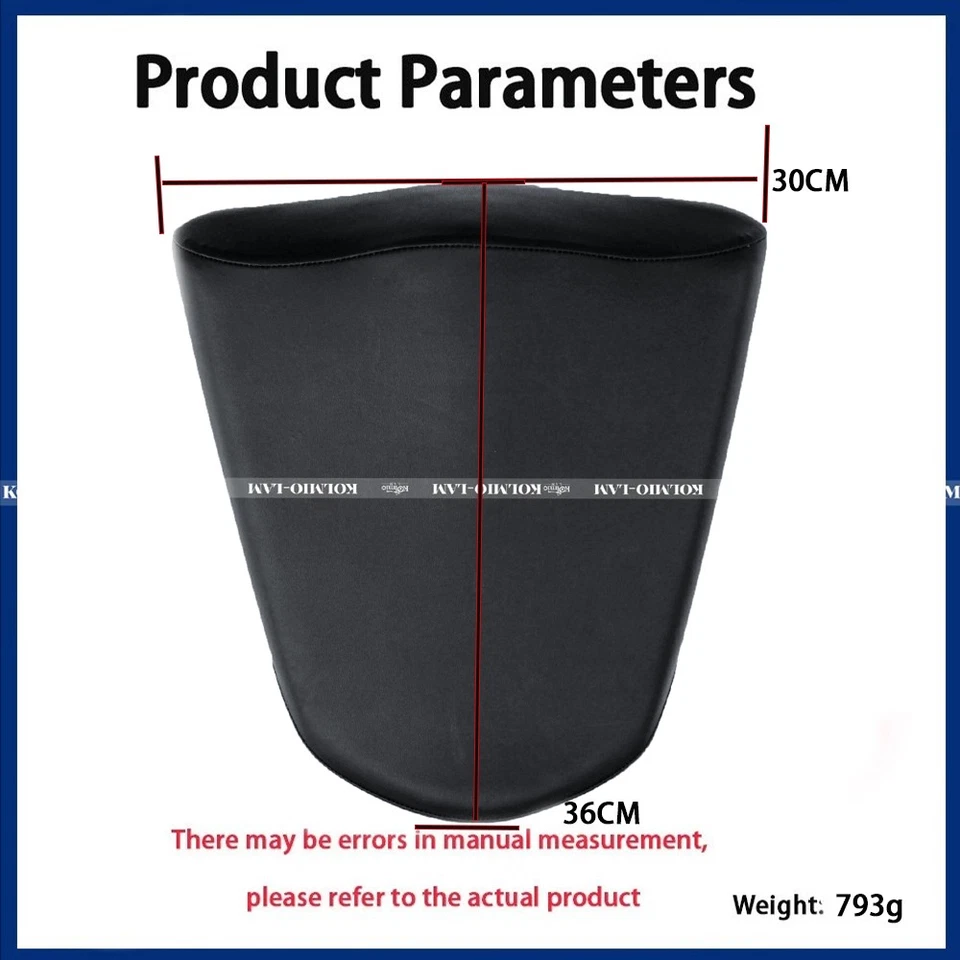 Fit For Honda CBR250R 2011-2015 Motorcycle Rear Passenger Seat Pillion Cushion Foto 2 de 4