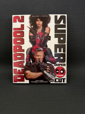 Deadpool 2 Super Duper Cut Blu-ray Digital 2018 with Slip Cover NEW