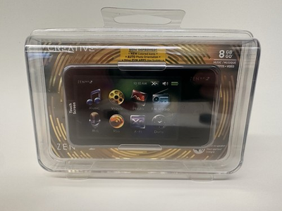 #ad #ad NIB Creative ZEN X Fi2 8 GB Audible AV WMA MP3 Player FM Radio Built In Speaker $150.00
