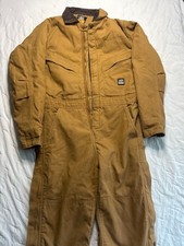 Berne Men's Insulated Brown Coveralls Size S Short