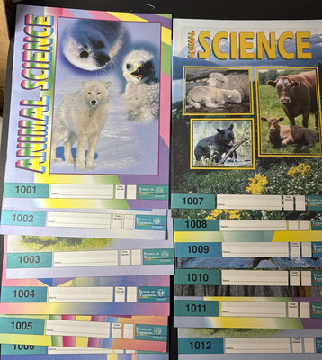 ACE, School Of Tomorrow, Animal Studies, Level 1, Paces 1001-1012, 3rd Ed, New