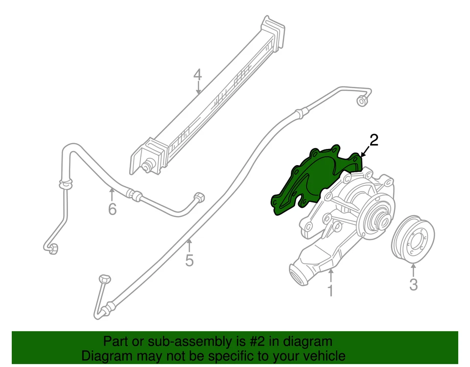 Genuine Land-Rover Gasket ERR4077 - Image 2 of 2