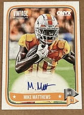 2024 Onyx Vintage Football Tennessee VOLS VAMIMA Mike Matthews Autograph 🔥