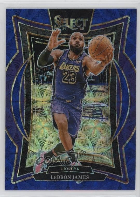 2024-25 Panini Select Concourse Blue Scope Prizm 79/249 LeBron James #54 06or