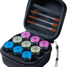 9-Slot Insulin Peptide Vial Case  Fridge/Travel Storage Holder  Heavy-Duty