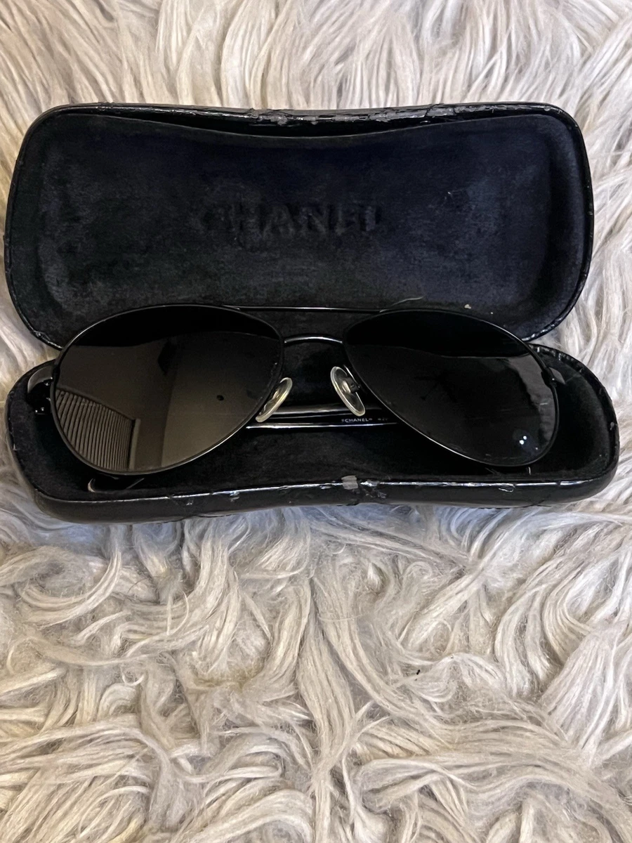 CHANEL Black Aviator Sunglasses for Women for sale | eBay display picture 1