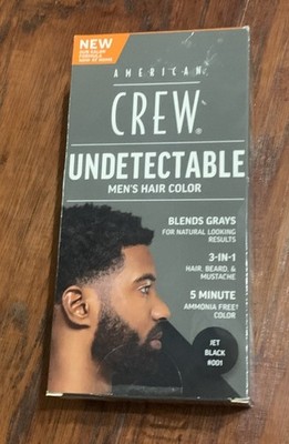 American Crew Undetectable Men s Hair Color Jet Black Natural Looking Gray Cover