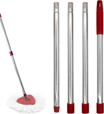 Mop Handle for Ocedar, Mop Handle for O Cedar, 4-Section Spin Mop Handles Replac
