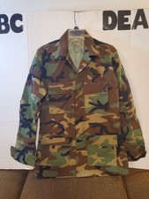US Army M65 Woodland Camouflage Field Jacket Small Long.