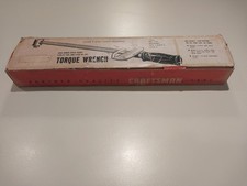 Craftsman Torque Wrench 38 Beam And Chart So151