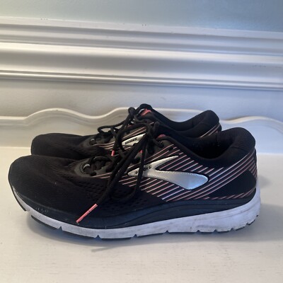 Brooks Addiction 14 Black/Pink Road Running Walk Shoes Womens Size 10