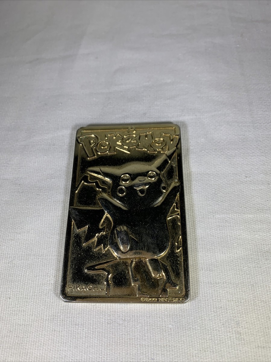 pokemon special edition 23 karat gold plated trading card pikachu Limited Edition Red 23K Gold Plated Pikachu #25 Trading Card in Pokeball  Novelty : Amazon.sg: Toys