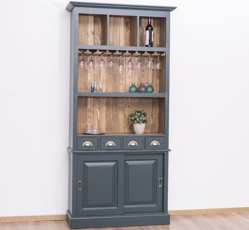 Weinregal Kaffeeregal Schrank Regal Regalschrank schmales Regal Landhaus - Bild 6 von 9