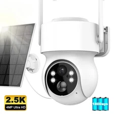 4MP HD Solar IP Camera WIFI Outdoor Security PTZ Camera PIR Human Detection CCTV