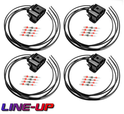 4x Stecker Reparaturset Ref. 1J0973724 VW Audi Seat Skoda 1J0 973 724 Zündspule