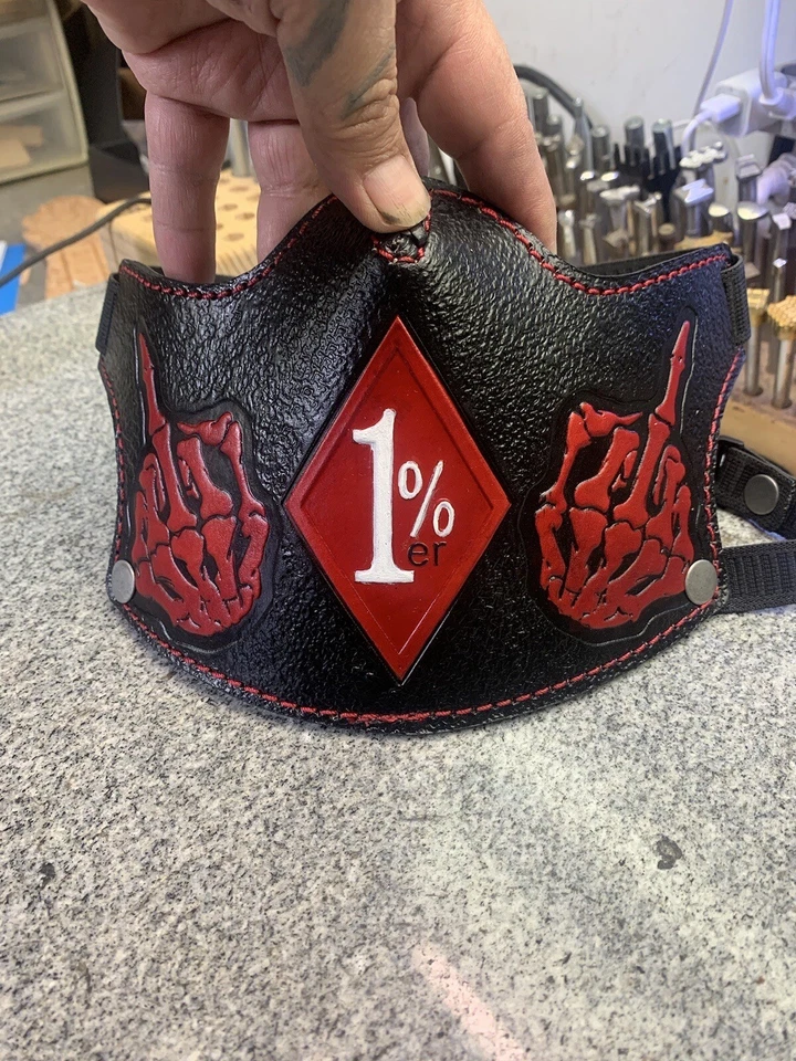 Custom Leather Riding Masks - Image 2 of 4