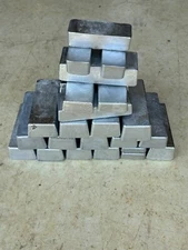 Zinc Bars/Ingots Min 10 Lbs per order, Smelting, Casting, Anodes, Veteran Owned